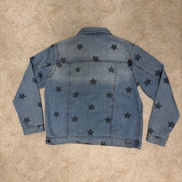 Denim Jacket - Saks Fifth Avenue Denim Jean Jacket Woman's Large - Picture 2 of 7